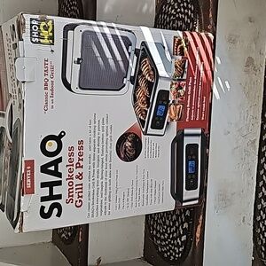 Shaq smokeless grill and press